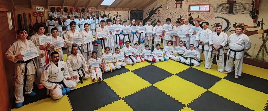 Seminario de Karate en el Dojo FUMICO en Puerto Montt